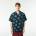 Lacoste Риза с къс ръкав Lacoste Men's Globe Print Cotton Short Sleeve Relaxed Fit Shirt - Black/Cove