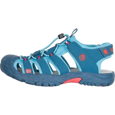 Trollkids Детски сандали Trollkids Kid's Kvalvika Sandal - Dolphin Blue / Spicy Red - размер 27 (EU) (702-1563-0213)