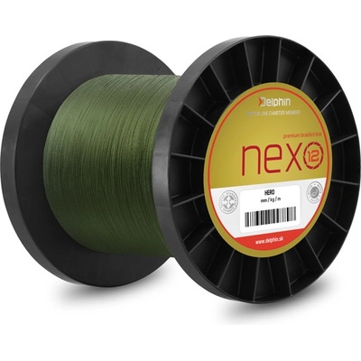 Delphin Šnúra Nexo 12 Green 1300m 0,12mm 19,1lb