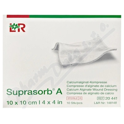 Suprasorb A kalciumalgin.steril.10 x 10 cm 10 ks