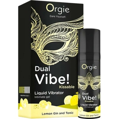 Orgie Dual Vibe unisex tekutý vibrátor Gin Tonic 15 ml