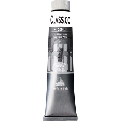 Maimeri Classico Маслена боя Super Rapid White 200 ml 1 бр (M0324026)