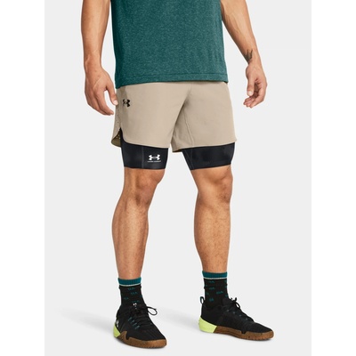 Under Armour UA Peak Woven shorts Hnědá