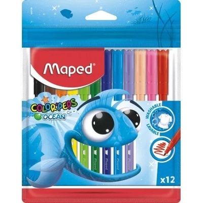 Maped Флумастери MAPED Color Peps Ocean 12 цв