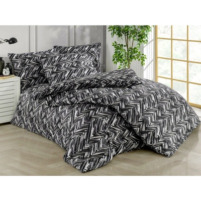 Brotex obliečky Satén Adonis black 200x200 70x90