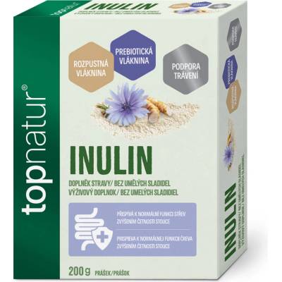 Topnatur Inulin prášok rozpustná vláknina 200 g