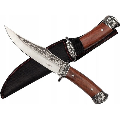 BSH Adventure oceľový 18 cm drevená rukoväť puzdro