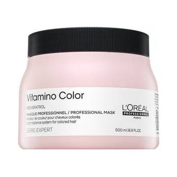 L'Oréal Série Expert Vitamino Color Resveratrol Mask Укрепваща маска за боядисана коса 500 ml