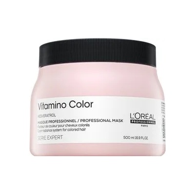 L'Oréal Série Expert Vitamino Color Resveratrol Mask Укрепваща маска за боядисана коса 500 ml