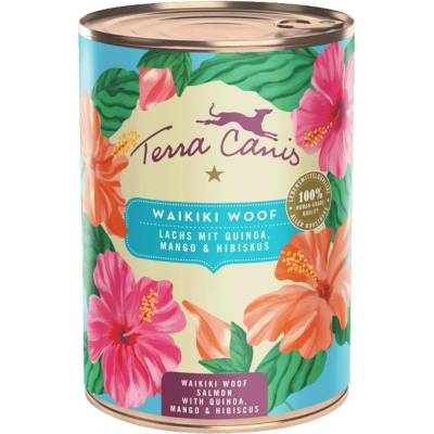 Terra Canis Flower Menu Waikiki Woof Losos s quinoou mangem a ibiškem 400 g