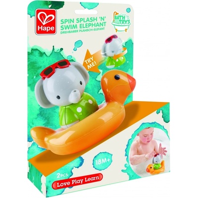 Hape Играчка за баня Hape - Слонче с пояс, с променящ се цвят (H0222)