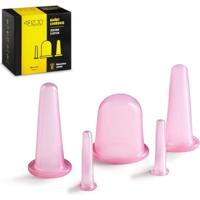 4FIZJO Čínske banky na tvár 5ks - ružové