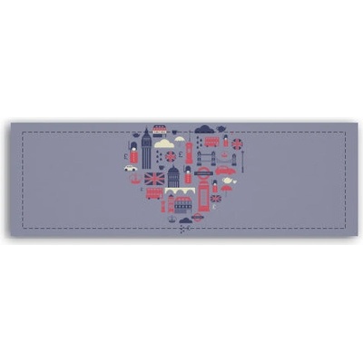 Fotoobraz 150x55 cm panorama London love
