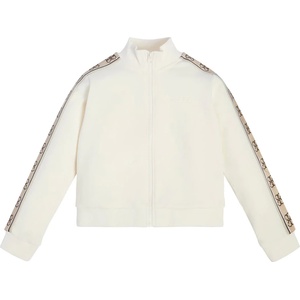 GUESS Спортен суичър за момиче в цвят шампанско с контрастни ивици Guess - moliv - 61,16 лв