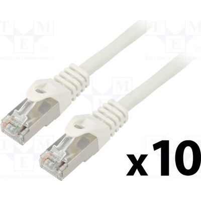 Lanberg PCF6-20CC-0200-W Patch F/UTP Kat. 6 RJ45 vidlice z obou stran lanko CCA