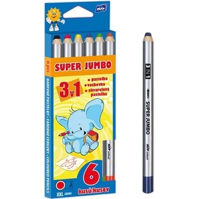 MFP 6300336 pastelka Super Jumbo 3v1 6 ks
