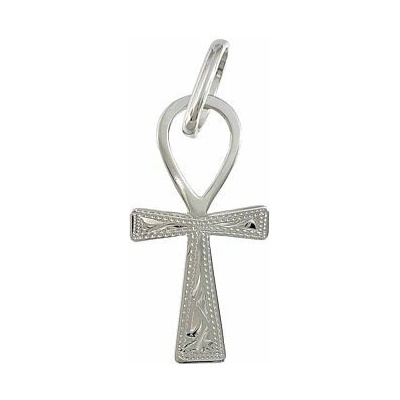 Infinitysilver Stříbrný přívěsek nilský kříž rytý 44179r