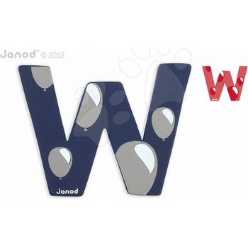 Janod drevené písmeno W ABCDeco