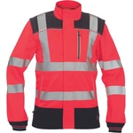 CERVA Cerva knoxfield hvps / hi-vis работно яке с подвижни ръкави - червено 50 (0301055620050)