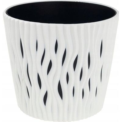 Prosperplast Kvetináč SANDY ROUND 15,8cm biely