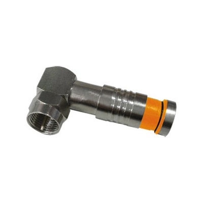 F 4,8 kompresný uhlový RG6 6,8mm oranžové 2847