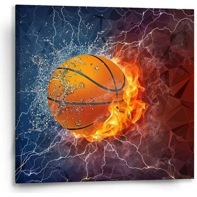 Sablio Obraz Basketbalový míč - 50x50 cm