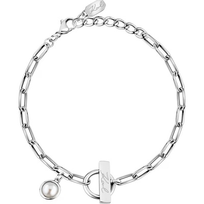 Karl Lagerfeld Stylový ocelový náramek pro ženy Pearl KLAYR06