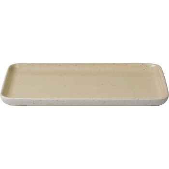 blomus 15 Х 21 см бежова правоъгълна чиния blomus от серия sablo