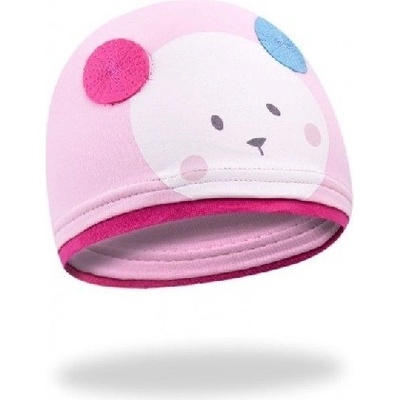 Yo! dívčí čepice s medvídkem světle růžová