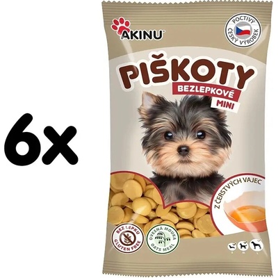 Akinu Bezgluténové mini sušienky pre psov 120 g
