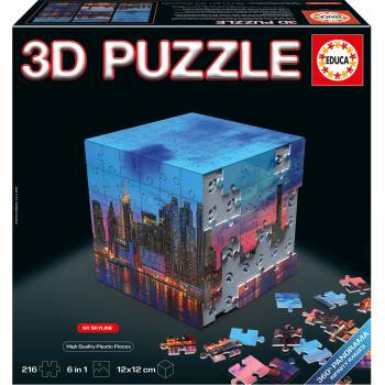 Educa 3D Пъзел Educa от 6 x 36 части - Панорама от Ню Йорк (EDU20335)