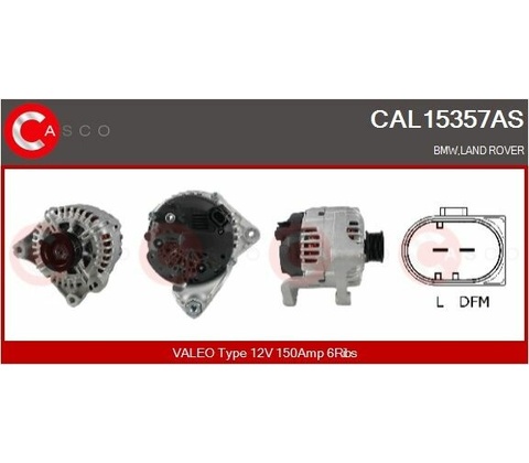 Alternátor CASCO CAL15357AS