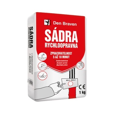 Sádra rychloopravná Den Braven, 5 kg (00416GY)