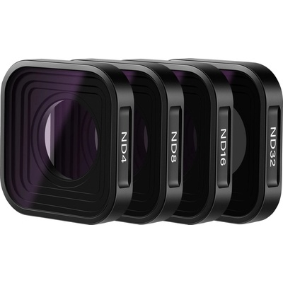 NEEWER 4 Pack ND Filter Kit, Multicoated Neutral Density Lens Filter Set (ND4/8/16/32) with Aluminum Frame & Optical Glass Compatible with GoPro Hero 13 / 12 / 11 / 10 / 9 - 10101888