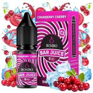 Bombo Bar Cranberry Cherry Nic Salts 10ml 10mg