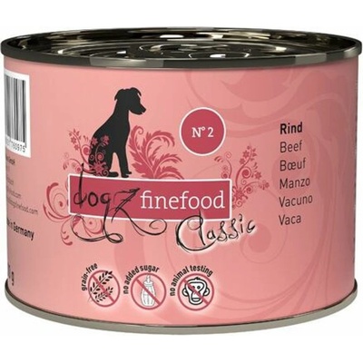 Dogz finefood No.2 s hovězím masem 200 g