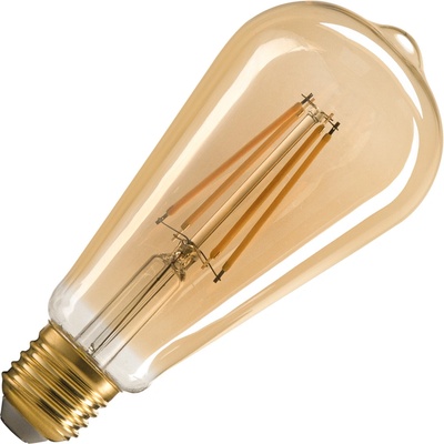 SLV žárovka LED 1005265 ST64 E27 7,5W 700lm 2500K stmívatelná úhel 320° zlatá