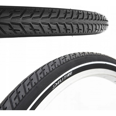 černý 28 x 1.50 700x38C s bílým pruhem DELI TIRE