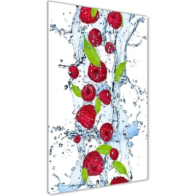 Vertikálny fotoobraz na skle Maliny 50x100 cm