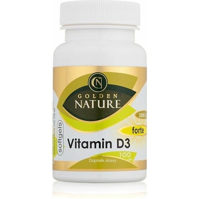 Golden Natur Vitamin D3 2000 I.U. 100 kapslí