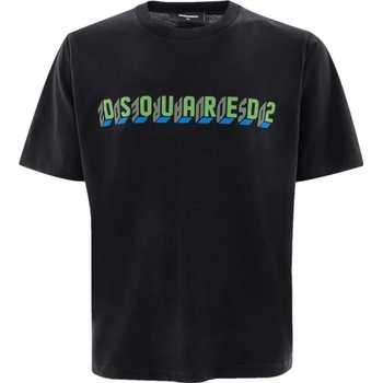 DSQUARED2 Mirror Black tričko černá