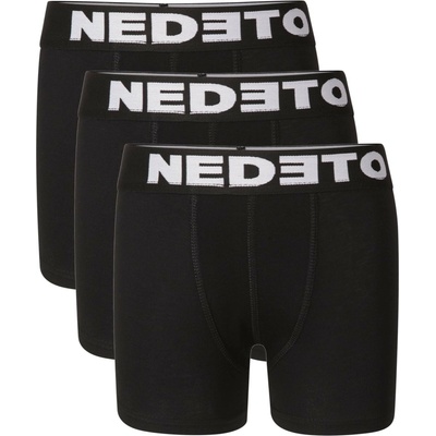 Nedeto 3PACK detské boxerky (3NBDC1) čierné