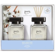 Ipuro Sada aromatického difuzéra Cotton Fields 2 x 50 ml