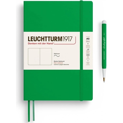 Leuchtturm1917 Zápisník Spring Leaf Softcover A5 čistý