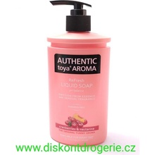 Authentic Toya Aroma Cranberries & Nectarine tekuté mýdlo 400 ml dávkovač