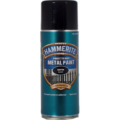 Hammerite přímo na rez sprej černý satén 400ml