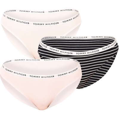 Tommy Hilfiger 3PACK dámske nohavičky nadrozmer viacfarebné UW0UW04557 0Y3