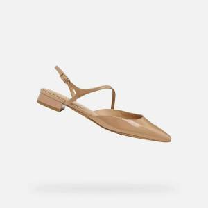 Geox Светлокафяви дамски балеринки Geox Giselda15 Geox | Kafyav | ЖЕНИ | 36