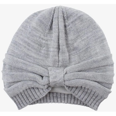 Nordic Label pletená vlněná čepice grey melange