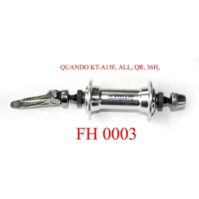 QUANDO KT-A15F, 36H, ALLOY, QR - KT-204N, M9*100*108mm, "VELOTEC" LOGO, NATURAL (FH0003)